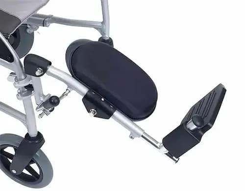 Wheelchair With Right Leg Rest